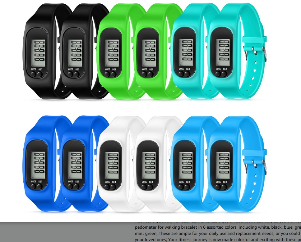 Colored Wrist Pedometer